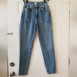 BDG Urban Outfitter Women's Mom High Rise Distressed Jeans, Vintage Size …